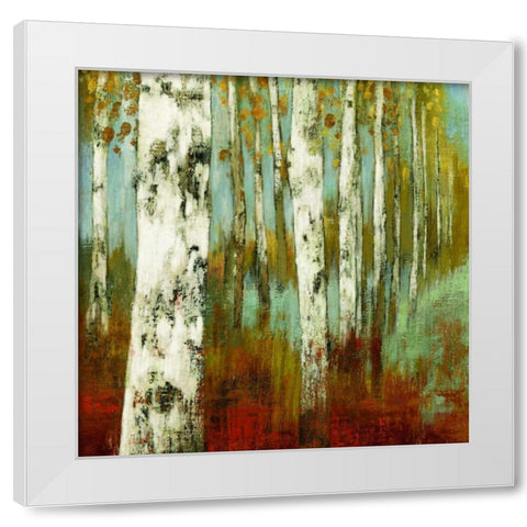 Along the Path II White Modern Wood Framed Art Print by Pearce, Allison