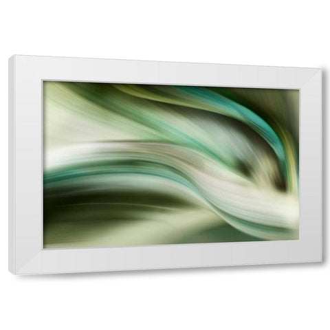 Spring Air White Modern Wood Framed Art Print by PI Galerie
