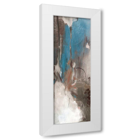 Infinite Currents IV White Modern Wood Framed Art Print by PI Galerie