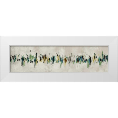 Light as Water White Modern Wood Framed Art Print by PI Galerie