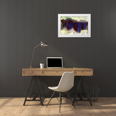 Wave II White Modern Wood Framed Art Print by PI Galerie