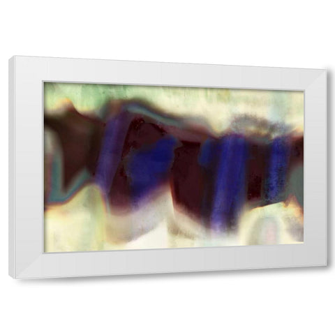 Wave II White Modern Wood Framed Art Print by PI Galerie