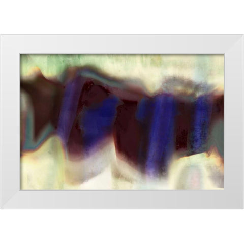 Wave II White Modern Wood Framed Art Print by PI Galerie