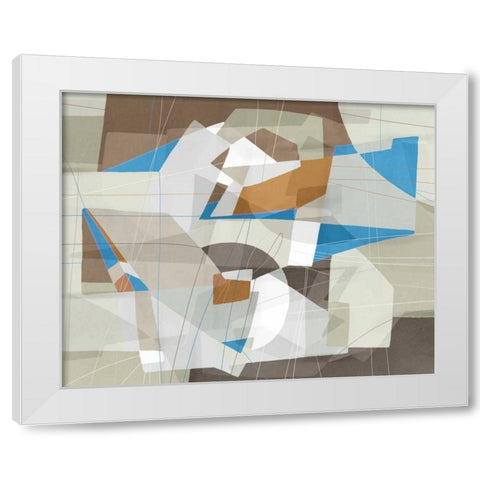 Somatic Beat II White Modern Wood Framed Art Print by PI Galerie