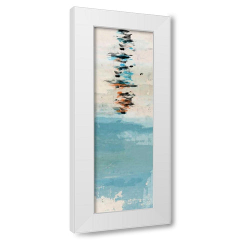 Modern Strokes I White Modern Wood Framed Art Print by PI Galerie