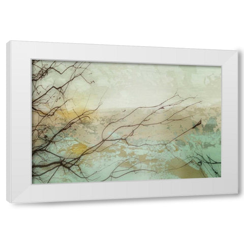 Branches I White Modern Wood Framed Art Print by PI Galerie