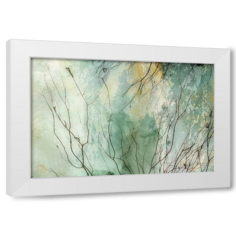 Branches II White Modern Wood Framed Art Print by PI Galerie