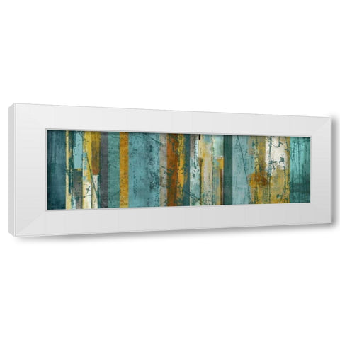 Paneled Landscapes II White Modern Wood Framed Art Print by PI Galerie