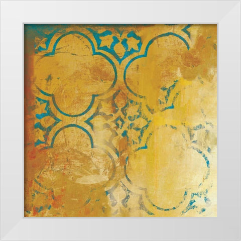 Dripping Roses  White Modern Wood Framed Art Print by PI Galerie
