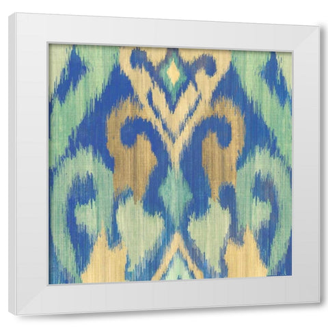 Mosaic  White Modern Wood Framed Art Print by PI Galerie