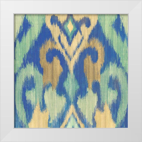 Mosaic  White Modern Wood Framed Art Print by PI Galerie