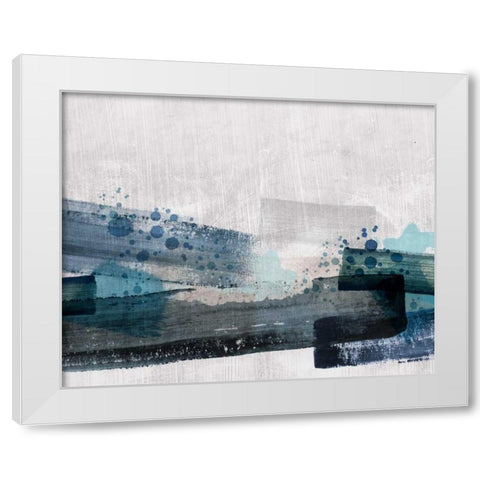 Crush White Modern Wood Framed Art Print by PI Galerie