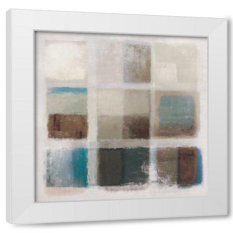 Captive White Modern Wood Framed Art Print by PI Galerie