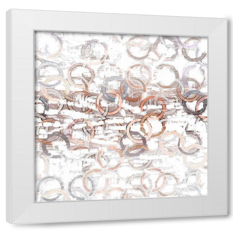 Links White Modern Wood Framed Art Print by PI Galerie
