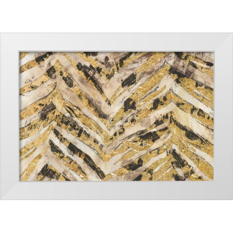 New Zebra I White Modern Wood Framed Art Print by PI Galerie