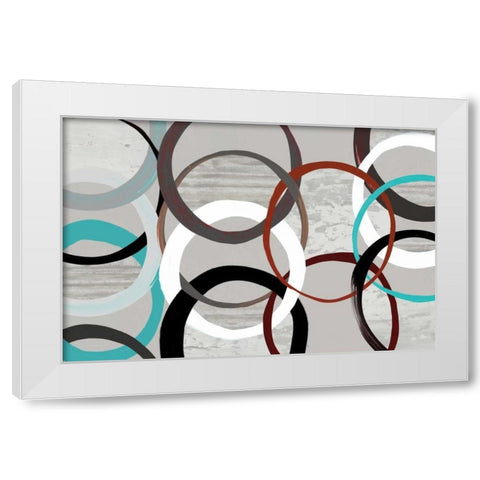 Alterior Motives II White Modern Wood Framed Art Print by PI Galerie