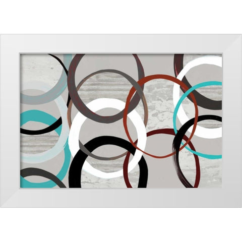 Alterior Motives II White Modern Wood Framed Art Print by PI Galerie