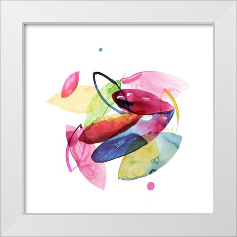 Swift II White Modern Wood Framed Art Print by PI Galerie