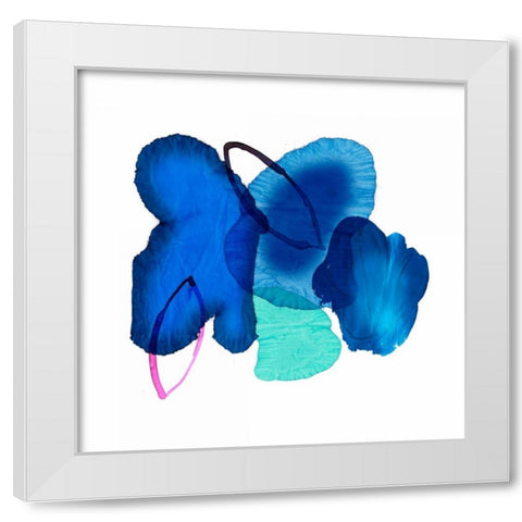 Inksplash White Modern Wood Framed Art Print by PI Galerie