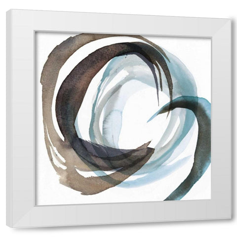 Overture I White Modern Wood Framed Art Print by PI Galerie