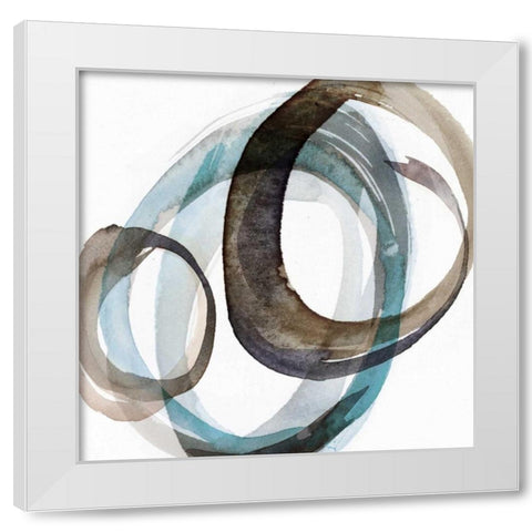 Overture II White Modern Wood Framed Art Print by PI Galerie