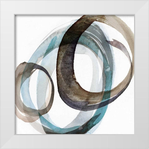 Overture II White Modern Wood Framed Art Print by PI Galerie