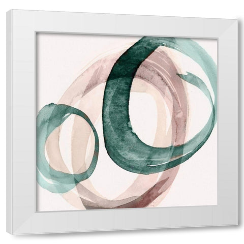 Overture II  White Modern Wood Framed Art Print by PI Studio