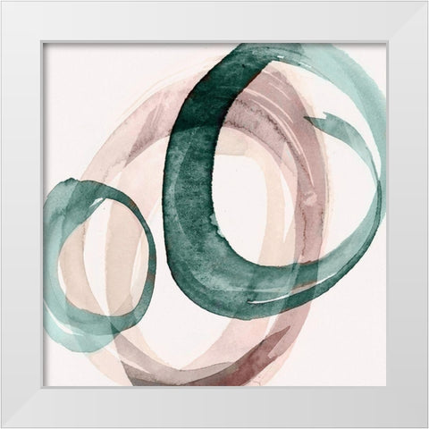 Overture II  White Modern Wood Framed Art Print by PI Studio