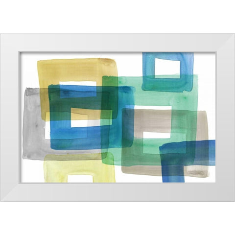 Rodeo I White Modern Wood Framed Art Print by PI Galerie