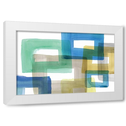 Rodeo II White Modern Wood Framed Art Print by PI Galerie