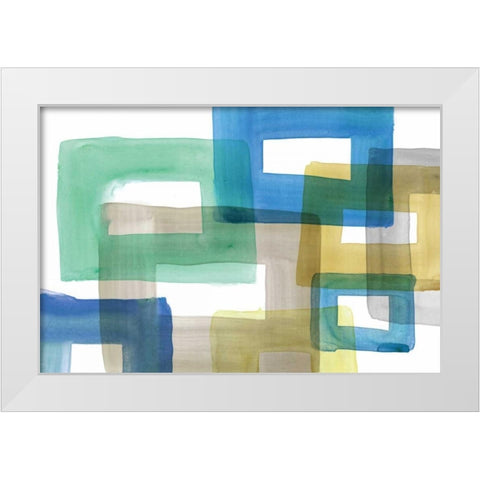 Rodeo II White Modern Wood Framed Art Print by PI Galerie