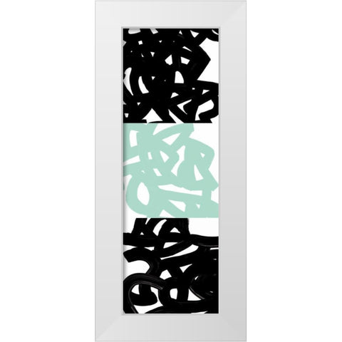Tender Gesture I White Modern Wood Framed Art Print by PI Galerie