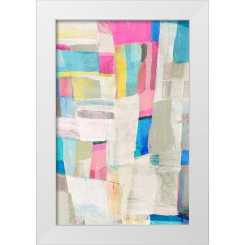 Blake I White Modern Wood Framed Art Print by PI Galerie