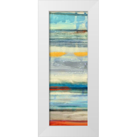 Sunstreaks I White Modern Wood Framed Art Print by PI Galerie