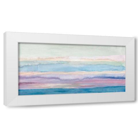 Plunge White Modern Wood Framed Art Print by PI Galerie