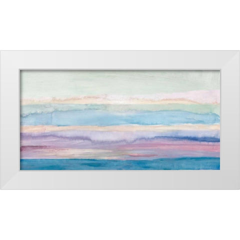 Plunge White Modern Wood Framed Art Print by PI Galerie