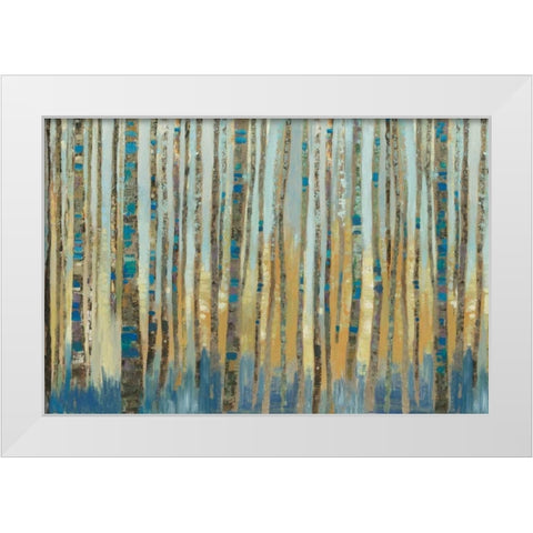Delta  White Modern Wood Framed Art Print by PI Galerie