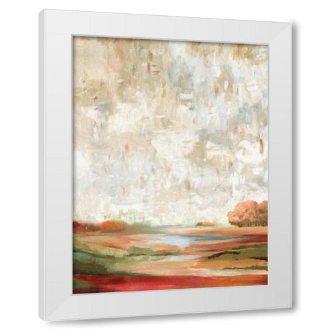 Wild Fields White Modern Wood Framed Art Print by PI Galerie