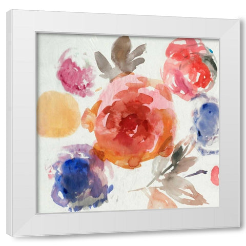 Walking Through I White Modern Wood Framed Art Print by PI Galerie