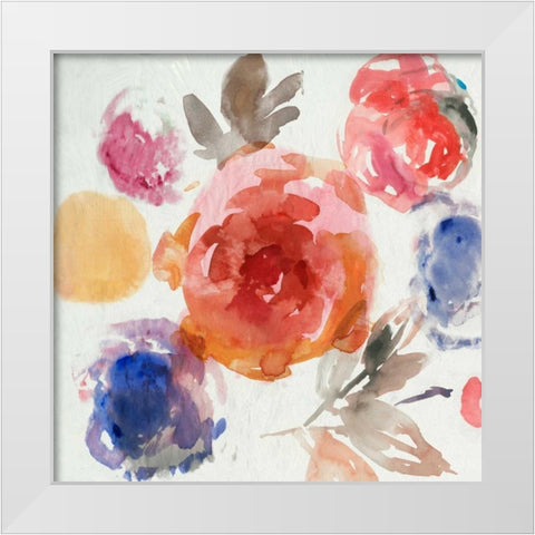 Walking Through I White Modern Wood Framed Art Print by PI Galerie
