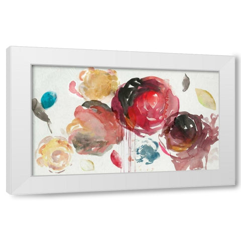 Walking Through II White Modern Wood Framed Art Print by PI Galerie