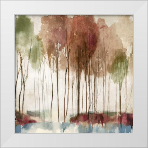 Landscape Dream White Modern Wood Framed Art Print by PI Galerie