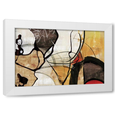 Steam White Modern Wood Framed Art Print by PI Gallery