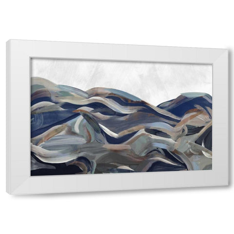 Gesture Land I White Modern Wood Framed Art Print by PI Galerie