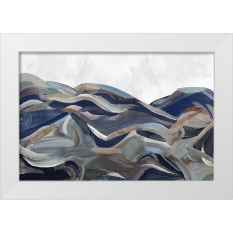 Gesture Land I White Modern Wood Framed Art Print by PI Galerie