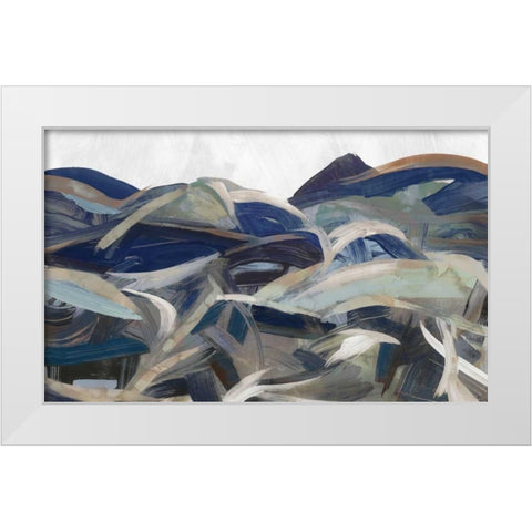 Gesture Land II White Modern Wood Framed Art Print by PI Galerie
