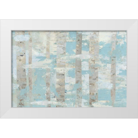 LImestone Forest  White Modern Wood Framed Art Print by PI Galerie