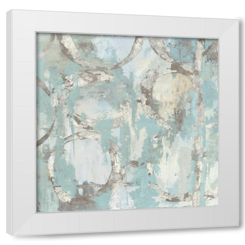 Silver Chance White Modern Wood Framed Art Print by PI Galerie