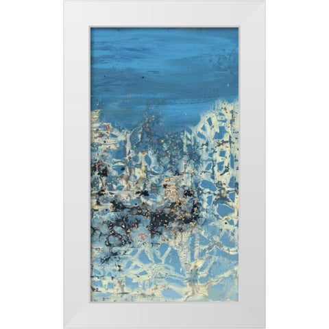 Treading Water I White Modern Wood Framed Art Print by PI Galerie