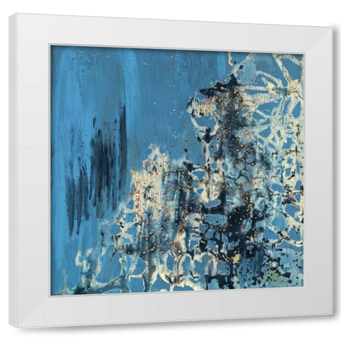 Treading Water III White Modern Wood Framed Art Print by PI Galerie